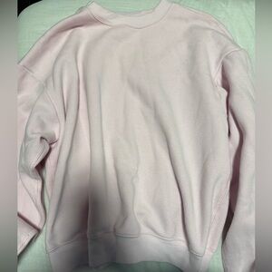 SKIMS Light Pink Crew Neck Sweater